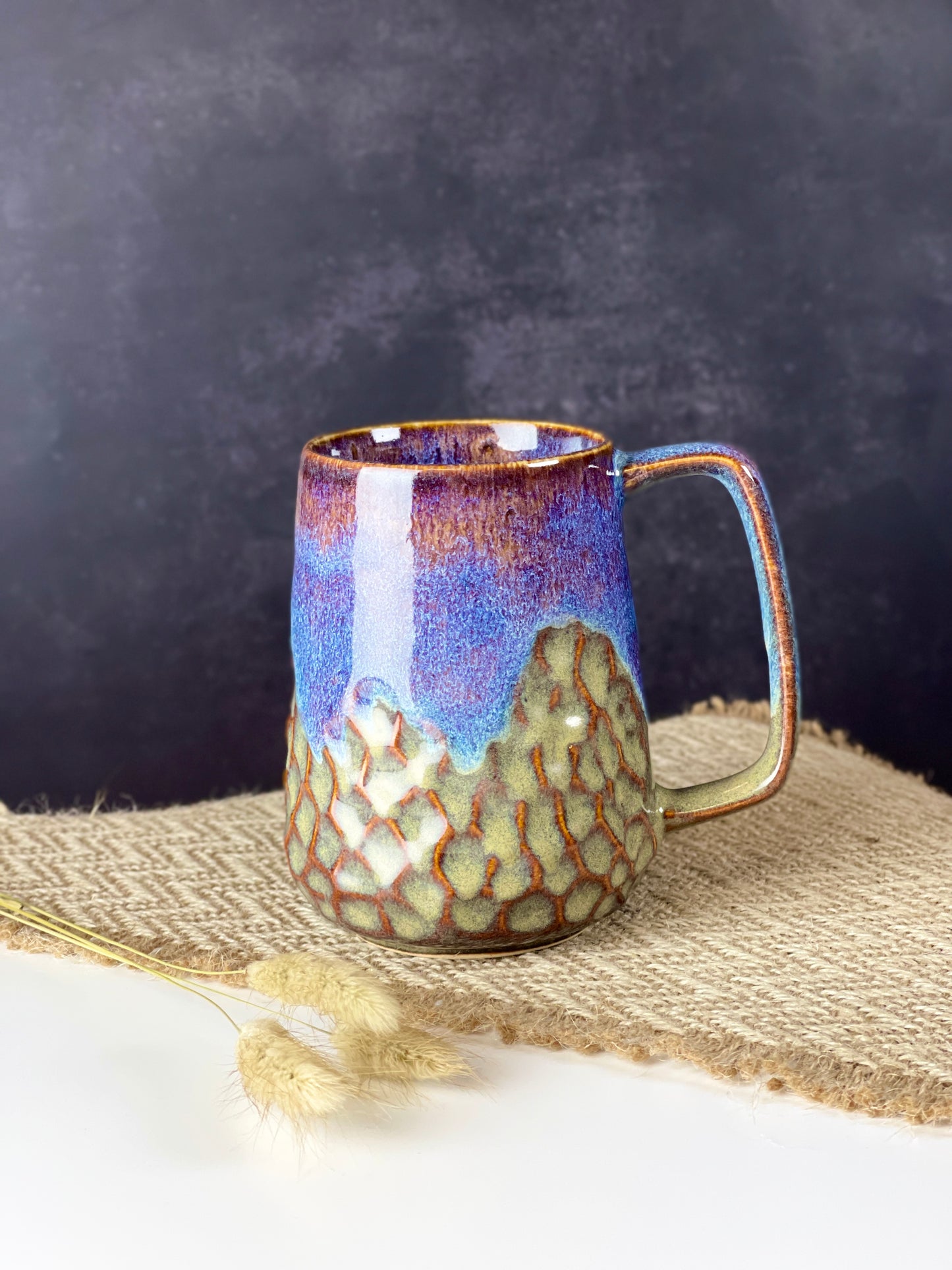 Große lila Tasse 500 ml
