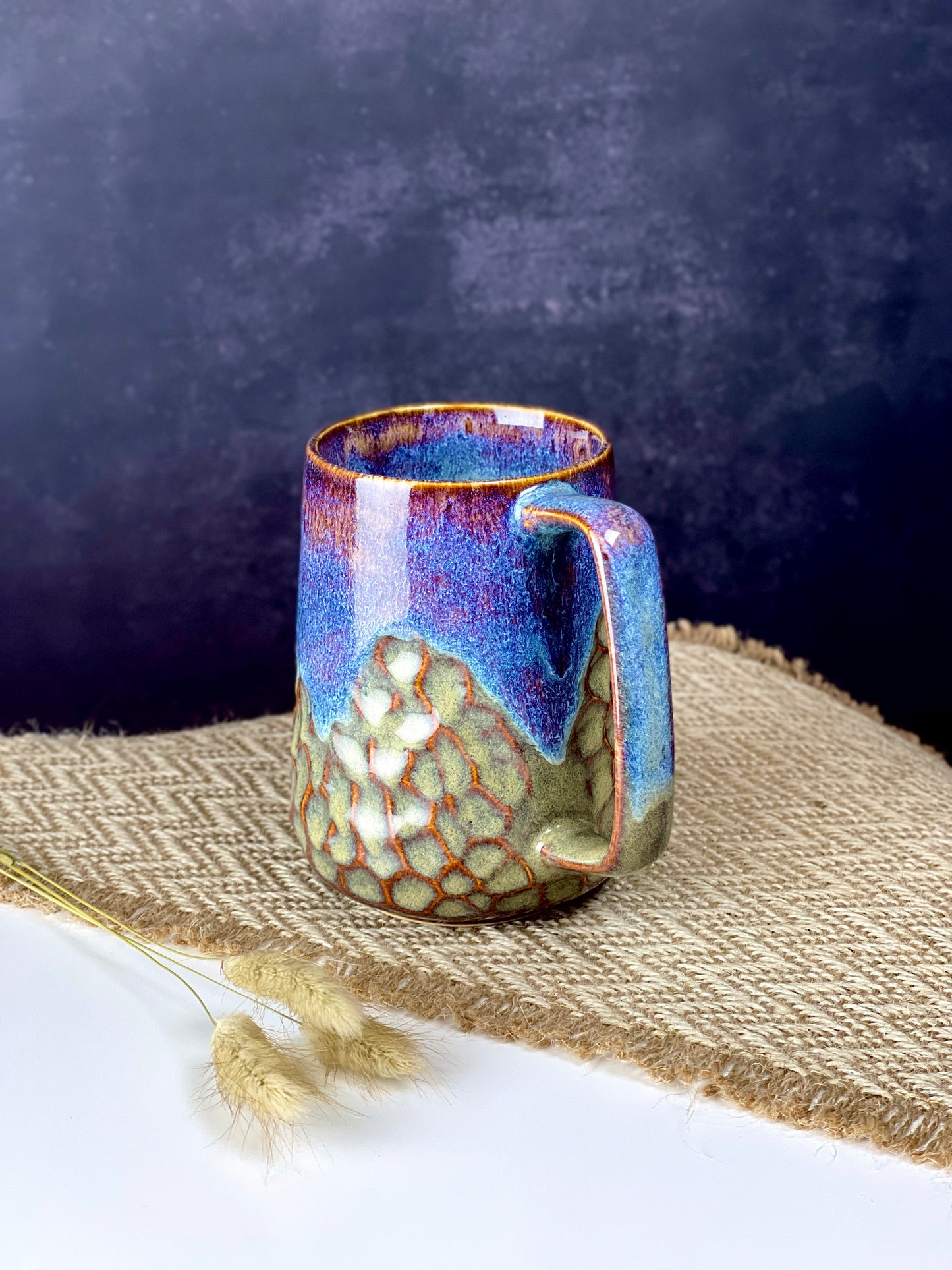 Große lila Tasse 500 ml