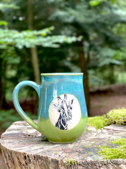 Blue tulip mug 400 ml